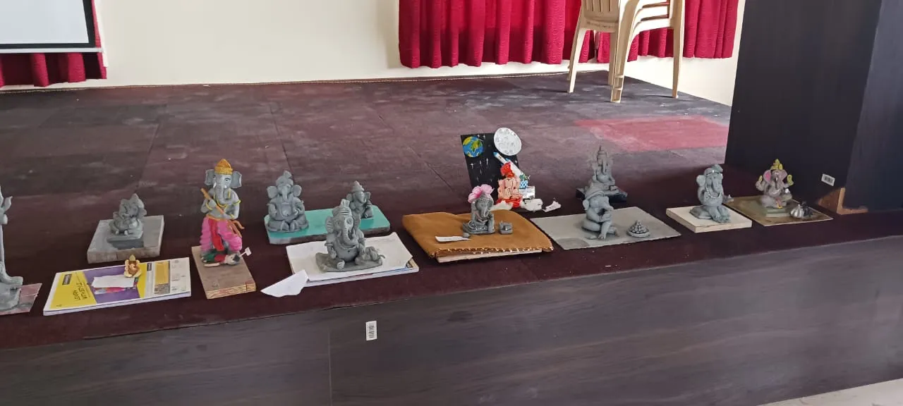Ganesh idol Making , SBPCSC