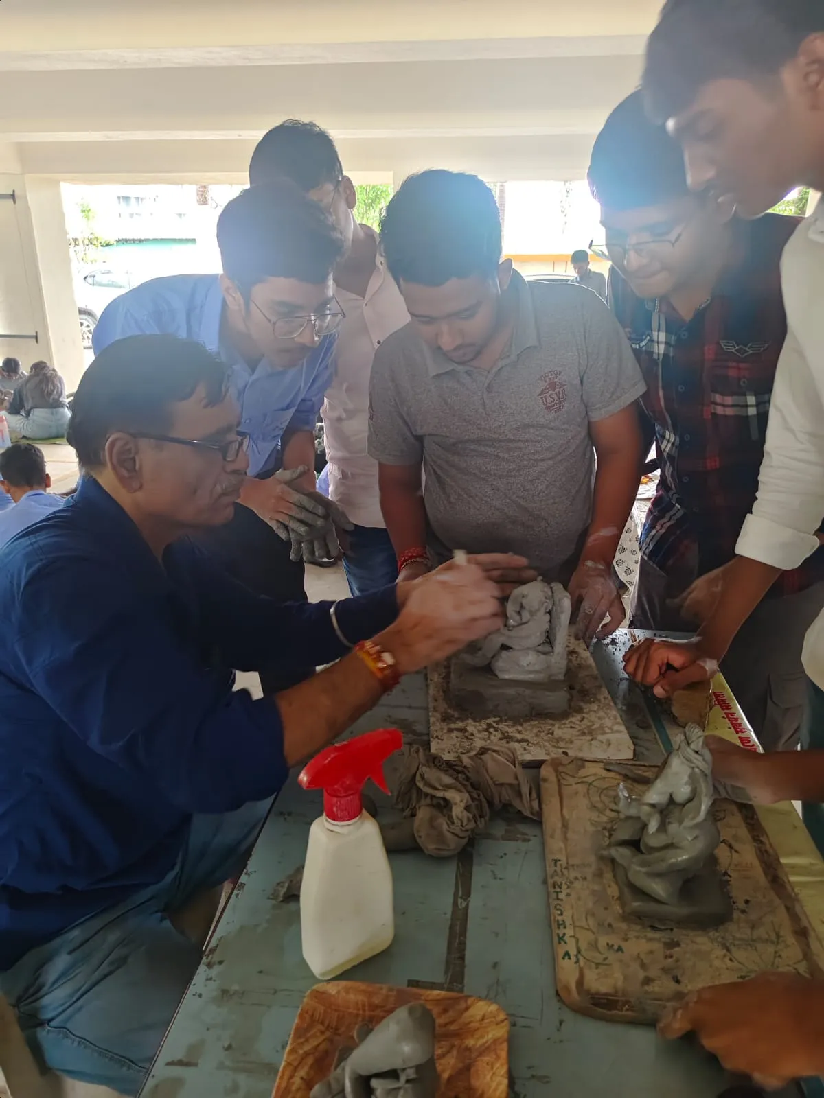 Eco-friendly Ganesh Idol Making