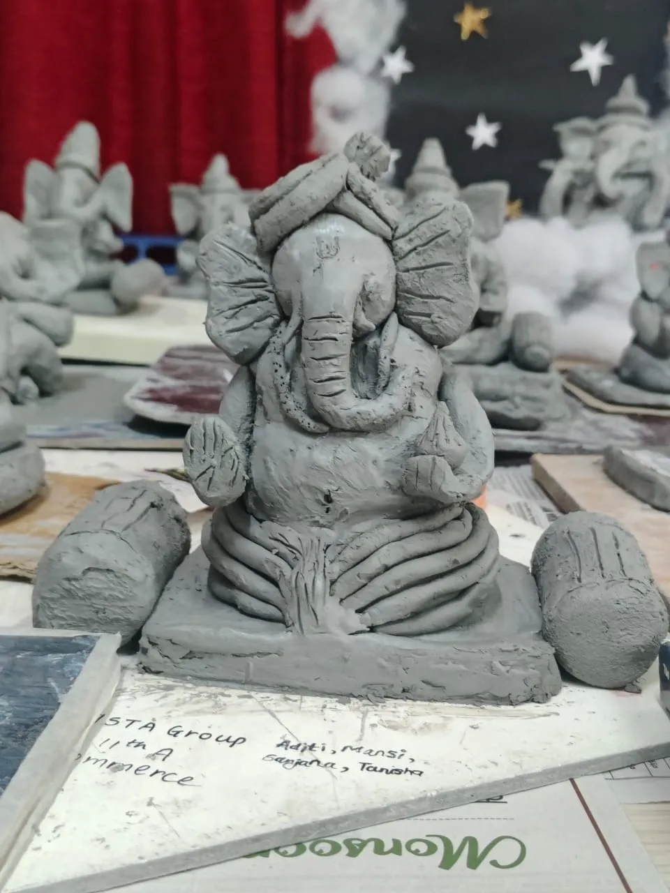 Eco-friendly Ganesh Idol Making